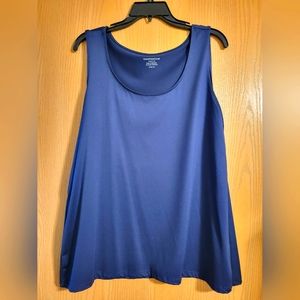Blue Dressy Tank Top